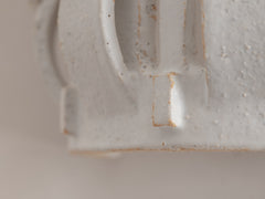 Rythme No. 2 Wall Sconce in White Glaze 01