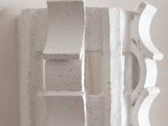 Rythme No. 2 Wall Sconce in White Glaze 02
