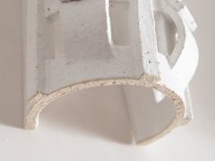 Rythme No. 2 Wall Sconce in White Glaze 02