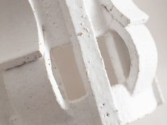 Rythme No. 2 Wall Sconce in White Glaze 02