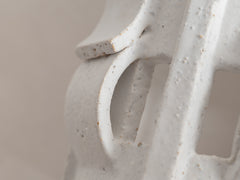 Rythme No. 2 Wall Sconce in White Glaze 02