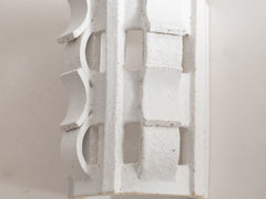 Rythme No. 2 Wall Sconce in White Glaze 02