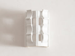 Rythme No. 2 Wall Sconce in White Glaze 02
