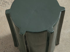 Geometrical Pawn Side Table - Dark Green