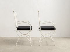 Soleil Chair with Curved Arm - Ivory