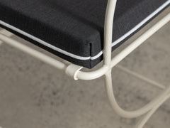 Soleil Chair with Curved Arm - Ivory