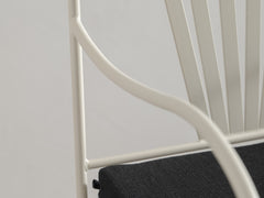 Soleil Chair with Curved Arm - Ivory