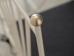 Soleil Chair with Curved Arm - Ivory