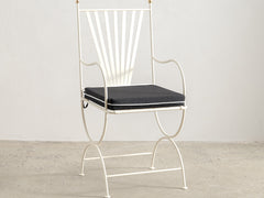 Soleil Chair with Curved Arm - Ivory