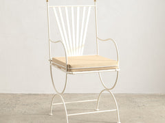 Soleil Chair with Curved Arm - Ivory