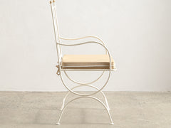 Soleil Chair with Curved Arm - Ivory