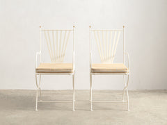 Soleil Chair with Curved Arm - Ivory