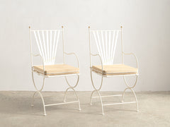Soleil Chair with Curved Arm - Ivory