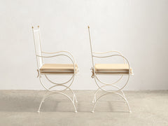 Soleil Chair with Curved Arm - Ivory