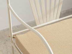 Soleil Chair with Curved Arm - Ivory