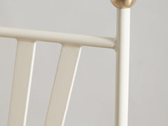 Soleil Chair with Curved Arm - Ivory