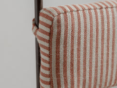 Soleil Stool with Back - Bronze with Sunset Stripe