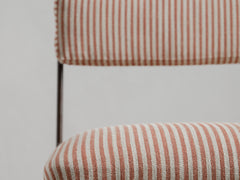 Soleil Stool with Back - Bronze with Sunset Stripe