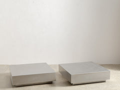 Stainless Steel Coffee Table, Brushed