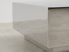 Stainless Steel Coffee Table, Mirrored