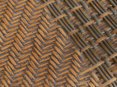 1920s Rattan Bench from Les Magasins du Louvres