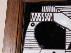 1960s Framed Ceramic Art