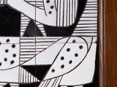 1960s Framed Ceramic Art