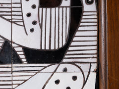 1960s Framed Ceramic Art