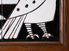 1960s Framed Ceramic Art