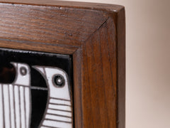1960s Framed Ceramic Art
