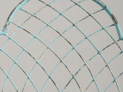 1960s Blue Metal Garden Chair