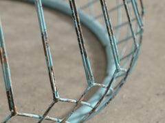 1960s Blue Metal Garden Chair