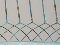 1960s Blue Metal Garden Chair