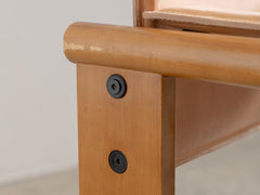 1970s Afra & Scarpa Monk Dining Chair