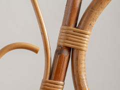 1960s French Decorative Rattan Chair