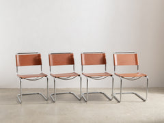 Set of 4 Thonet S33 Cantilever Chair by Mart Stam