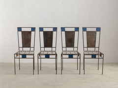 1950s Metal Painted Dining Chair