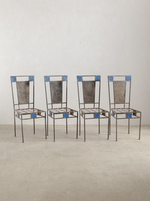 1950s Metal Painted Dining Chair