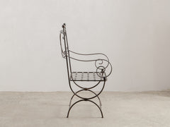 1960s Wrought Iron Chair 01