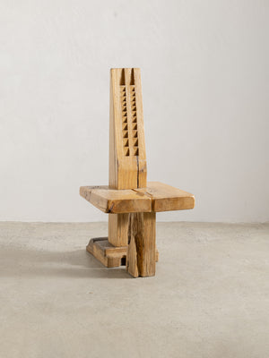 Artisan-made French Sculptural Chair 01