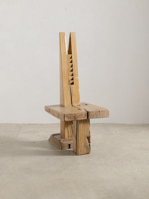Artisan-made French Sculptural Chair 02