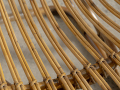 1960s Italian Bamboo Rattan Chair