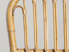 1960s Italian Bamboo Rattan Chair