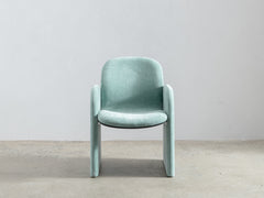 1980s Italian Armchair in Seafoam