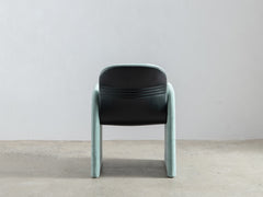 1980s Italian Armchair in Seafoam