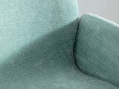1980s Italian Armchair in Seafoam