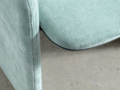 1980s Italian Armchair in Seafoam