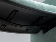 1980s Italian Armchair in Seafoam