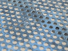 Italian Blue Metal Dining Chair