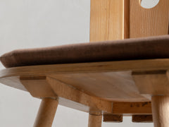 1960s Decorative Brutalist Dining Chairs